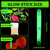Mini glow sticks 1.5 inch bulk pack